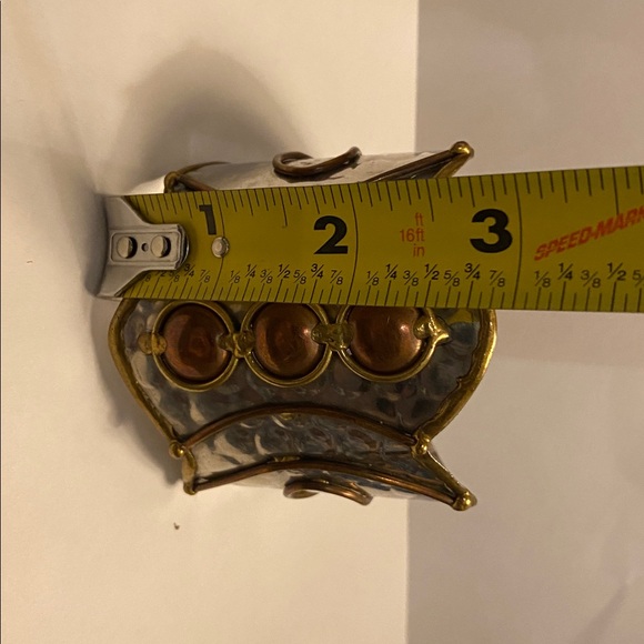 Mixed metal cuff bracelets and ring set - Picture 10 of 13